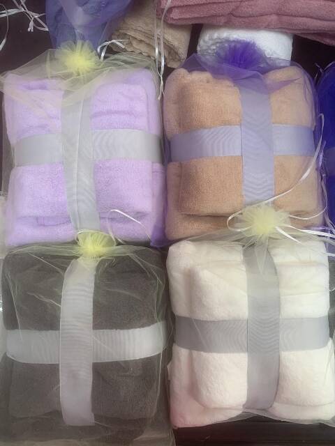 Komplet Ręcznik 2 Części 0933 Mix kolor 70x140,50x100 1