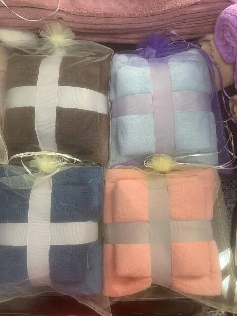 Komplet Ręcznik 2 Części 0934 Mix kolor 70x140,50x100