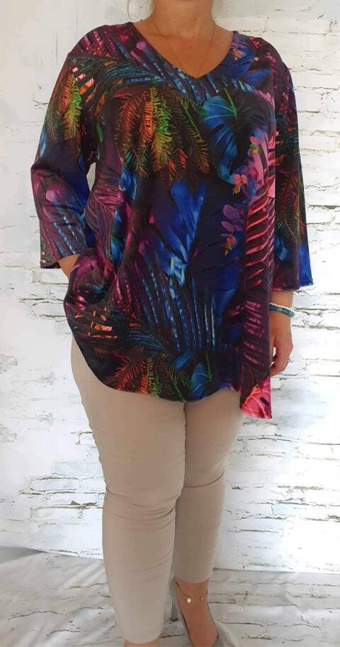 Bluzka damskie 1195 Mix kolor Standard (Towar Polskie)