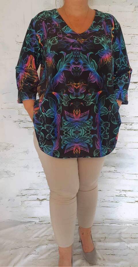 Bluzka damskie 1196 Mix kolor Standard (Towar Polskie) 1