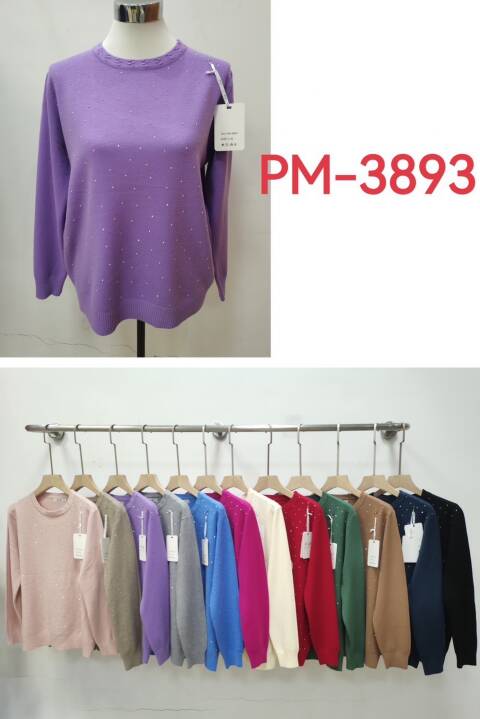 Sweter damskie PM-3893 Mix kolor L-3XL