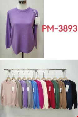Sweter damskie PM-3893 Mix kolor L-3XL