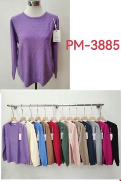 Sweter damskie PM-3885 Mix kolor L-3XL