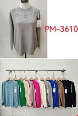 Sweter damskie PM-3610 Mix kolor L-3XL