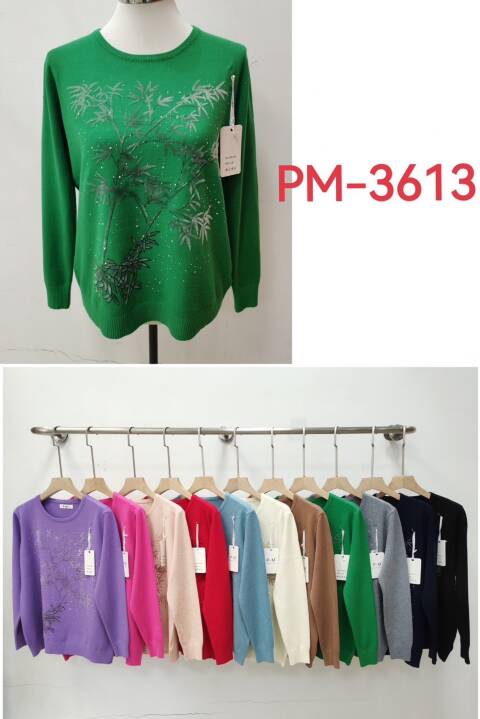 Sweter damskie PM-3613 Mix kolor L-3XL 1