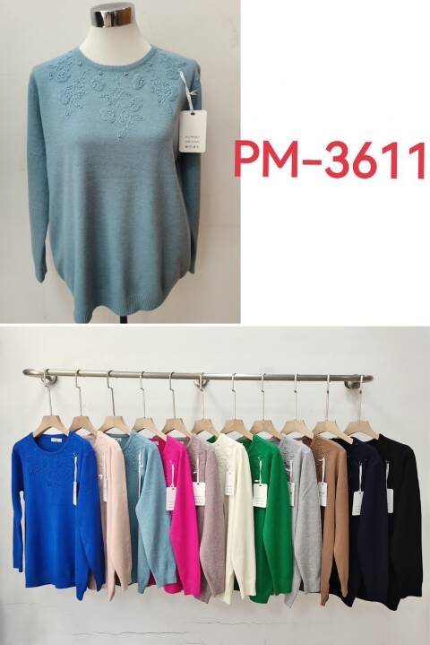 Sweter damskie PM-3611 Mix kolor L-3XL 1