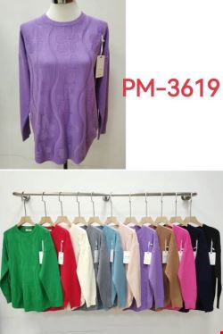 Sweter damskie PM-3619 Mix kolor L-3XL
