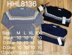 Sweter męskie HHL8136 Mix kolor M-2XL (Towar Tureckie)