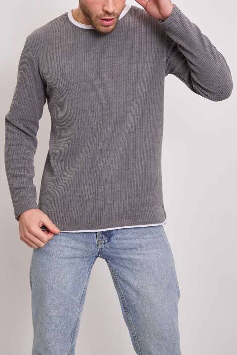 Sweter męskie 1511 1 kolor S-2XL (Towar Tureckie) 1