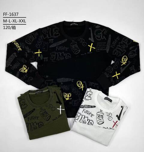 Bluza męskie FF-1637 Mix kolor S-2XL (Towar Tureckie) 1