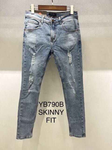 Jeansy męskie YB790B 1 kolor 28-38 (Towar Tureckie)