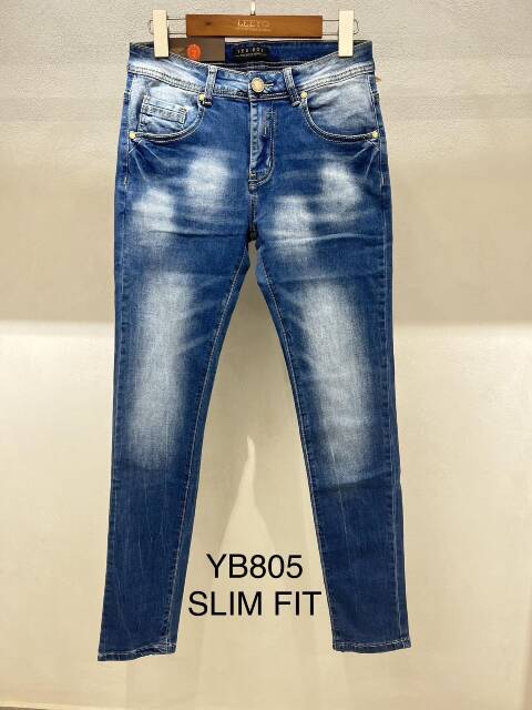 Jeansy męskie YB805 1 kolor 28-38 (Towar Tureckie)