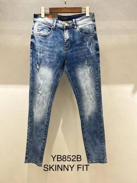 Jeansy męskie YB852B 1 kolor 28-38 (Towar Tureckie)
