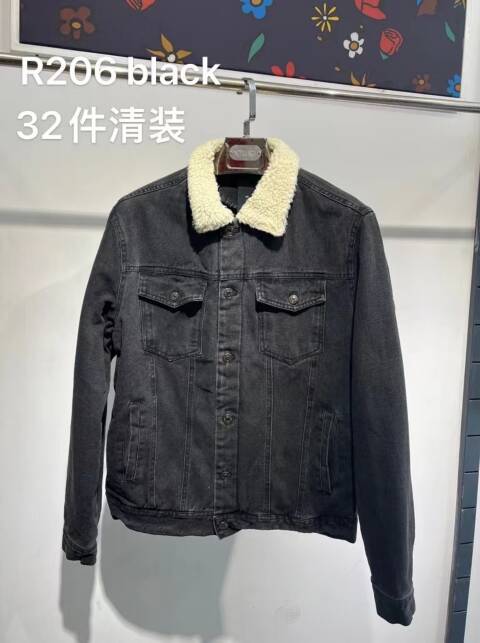Kurtka jeansowa męskie R206 1 kolor S-2XL (Towar Tureckie) 1