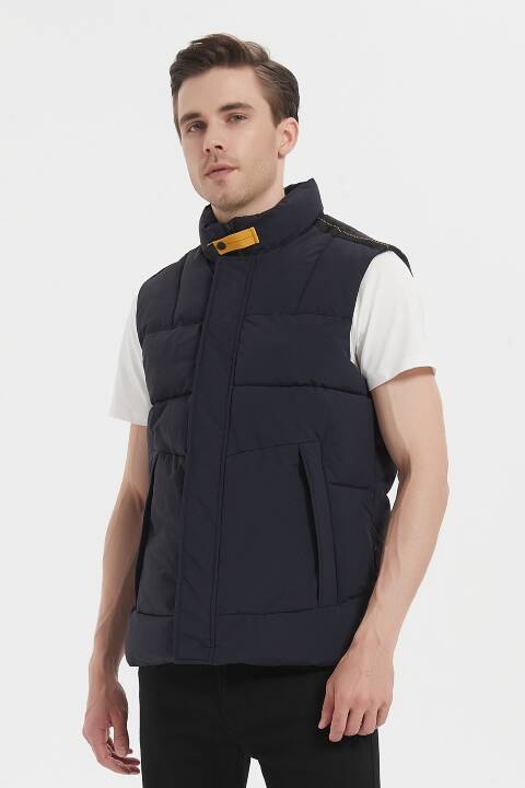 Kamizelka zimowa męskie 1537 1 kolor S-2XL (Towar Tureckie)