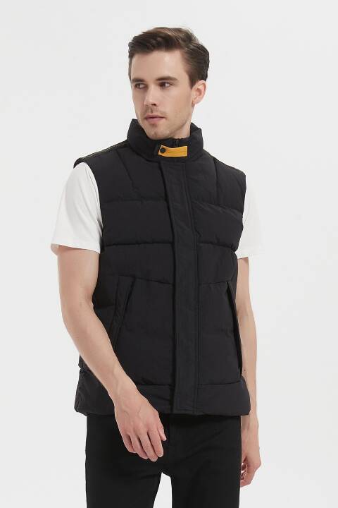 Kamizelka zimowa męskie 1539 1 kolor S-2XL (Towar Tureckie)