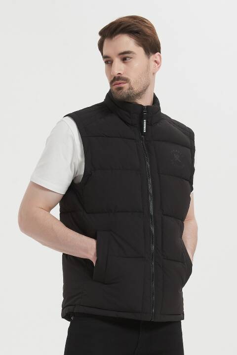 Kamizelka zimowa męskie 1544 1 kolor S-2XL (Towar Tureckie)