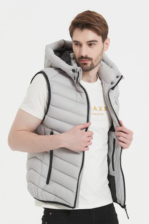 Kamizelka zimowa męskie 1545 1 kolor S-2XL (Towar Tureckie)