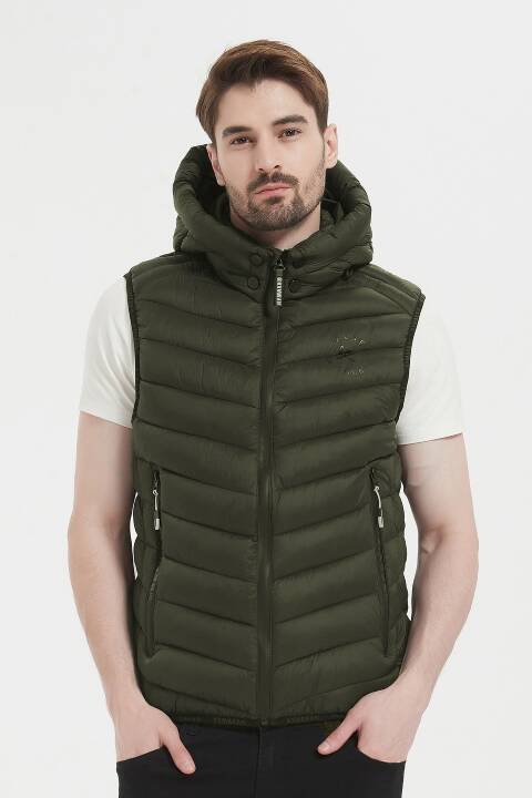 Kamizelka zimowa męskie 1546 1 kolor S-2XL (Towar Tureckie)