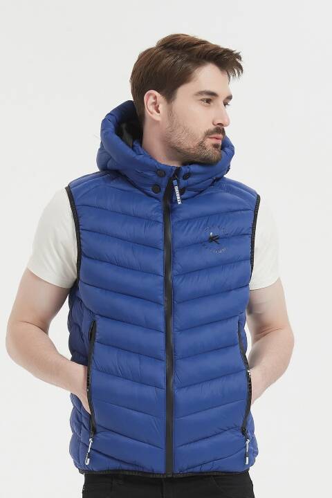 Kamizelka zimowa męskie 1547 1 kolor S-2XL (Towar Tureckie)