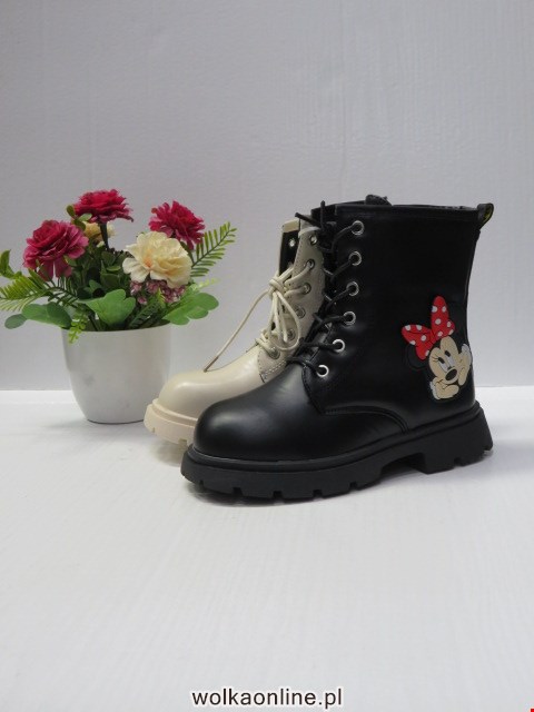 Botki Dziecięce B-7 BLACK/BEIGE 31-36