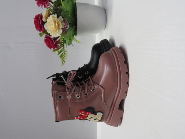 Botki Dziecięce B-6 BLACK/PINK 25-30