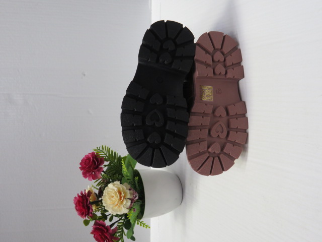 Botki Dziecięce B-6 BLACK/PINK 25-30 2