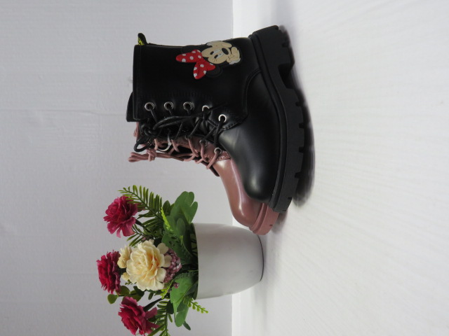 Botki Dziecięce B6 BLACK/PINK 25-30