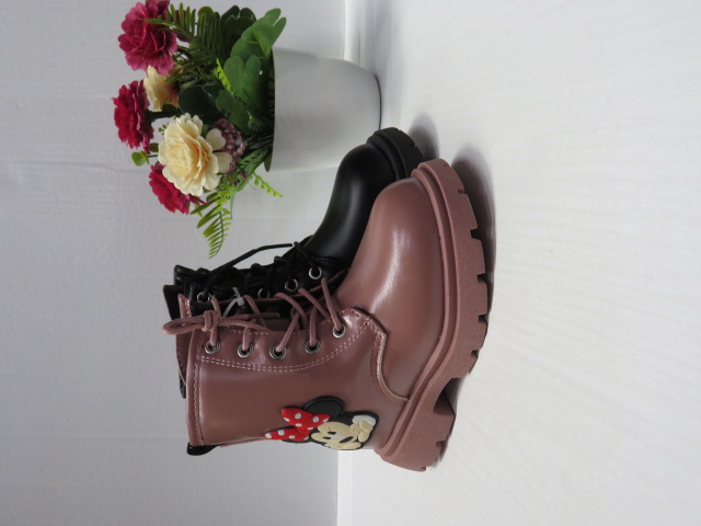 Botki Dziecięce B6 BLACK/PINK 25-30 1