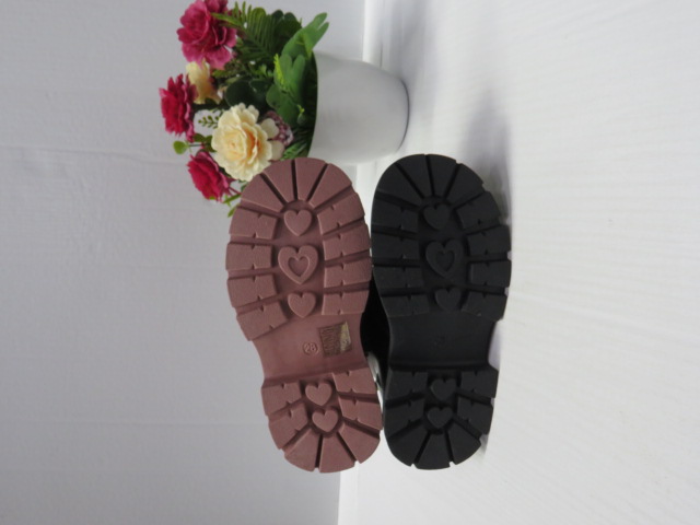 Botki Dziecięce B6 BLACK/PINK 25-30 2