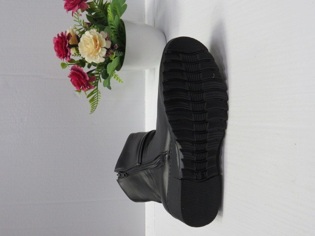 Botki Damskie 420-10 BLACK 37-42 2