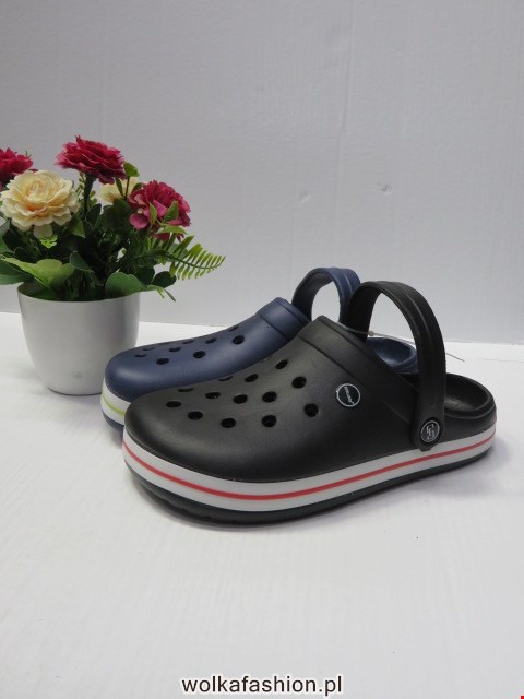 Klapki Damskie  H133-2 BLACK/NAVY 37-41