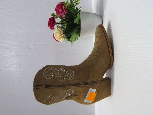 Botki Damskie 2623 KHAKI 36-41 1