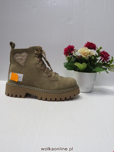 Botki Damskie 9568A-2 KHAKI 36-41