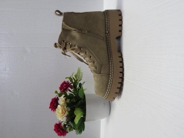 Botki Damskie 9568A-2 KHAKI 36-41 1