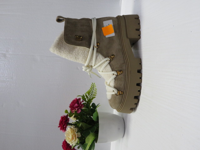 Botki Damskie 9521 KHAKI 36-41