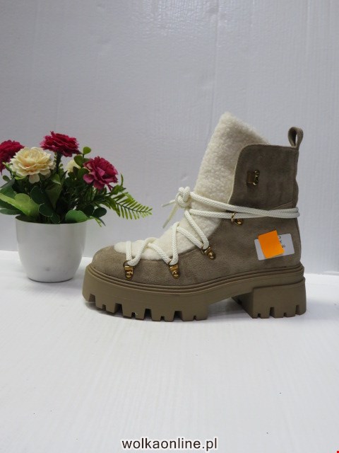 Botki Damskie 9521 KHAKI 36-41