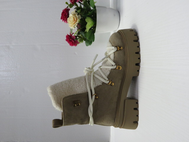 Botki Damskie 9521 KHAKI 36-41 1