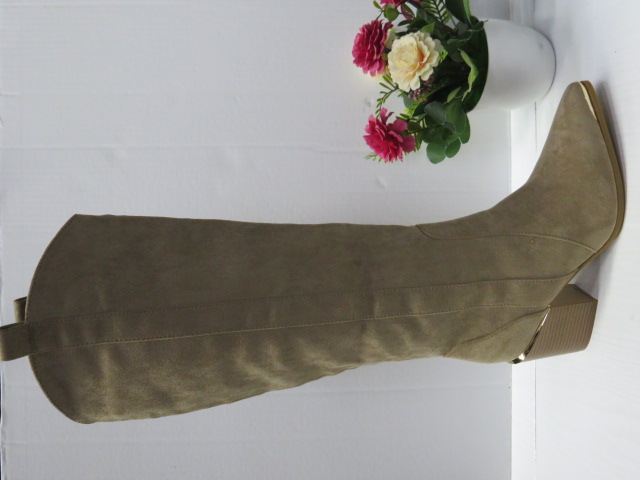 Kozaki Damskie 9578-1 KHAKI 36-41