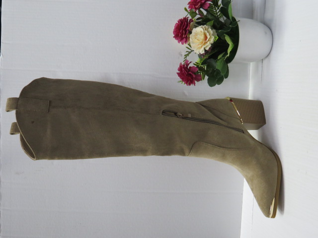 Kozaki Damskie 9578-1 KHAKI 36-41 1