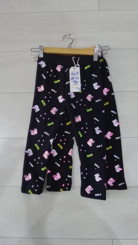 Leginsy dziewczęce ocieplane 2760 Mix kolor 86-116 1