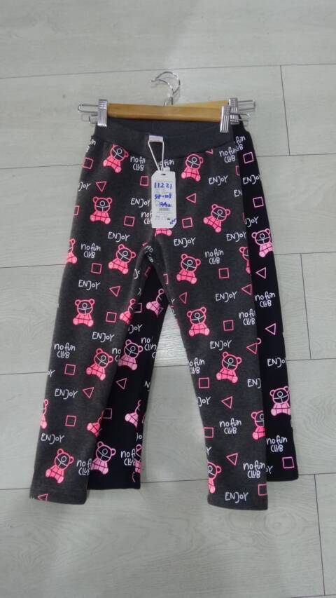 Leginsy dziewczęce ocieplane 2763 Mix kolor 86-128 1