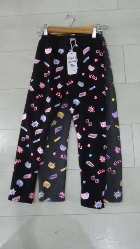 Leginsy dziewczęce ocieplane 2771 Mix kolor 116-146 1