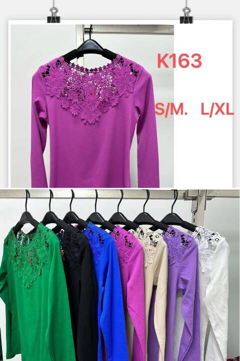 Sweter damskie K163 Mix kolor S/M-L/XL 1