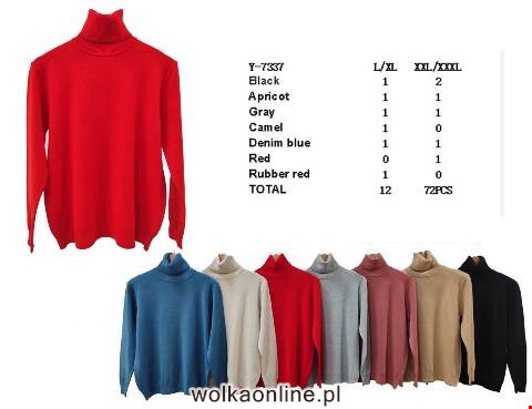 Sweter damskie Y-7337 Mix kolor L-3XL