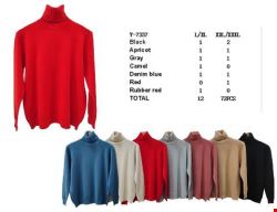 Sweter damskie Y-7337 Mix kolor L-3XL