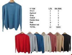 Sweter damskie Y-7338 Mix kolor L-3XL