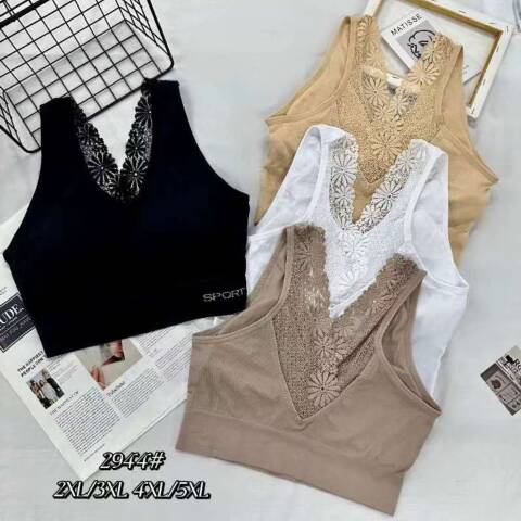 Topy damskie 2944 Mix kolor 2XL-5XL