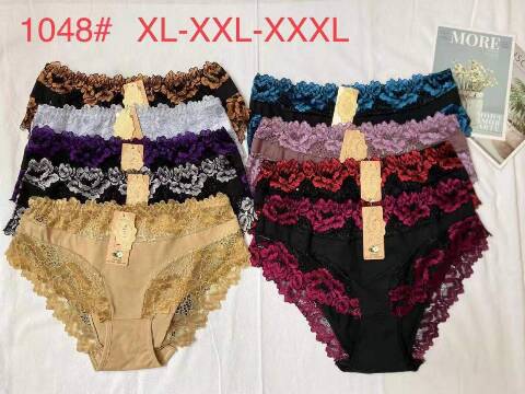 Majtki damskie 1048 Mix kolor XL-3XL 1
