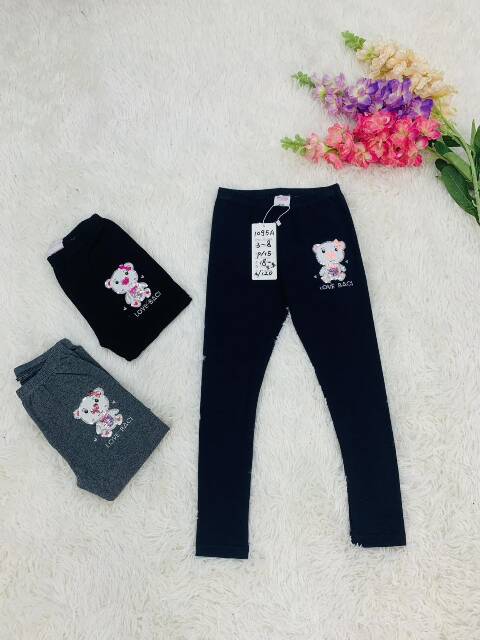 Leginsy dziewczęce 2994 Mix kolor 3-8